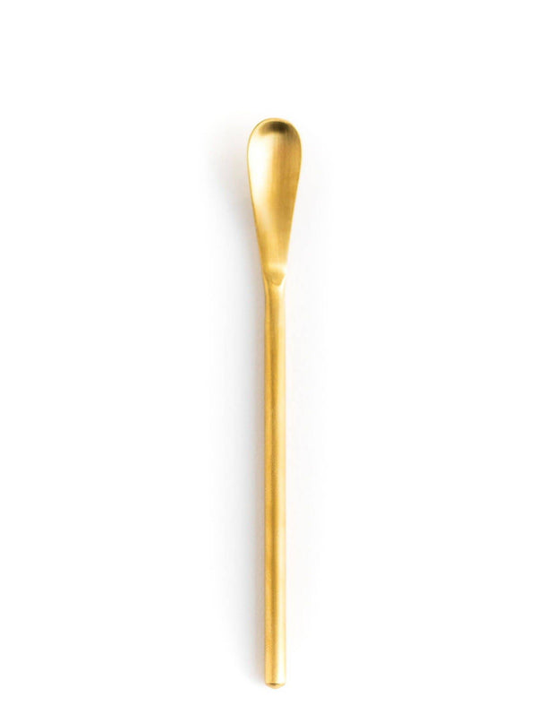 Gold spoon for easy mixing and correct dosage